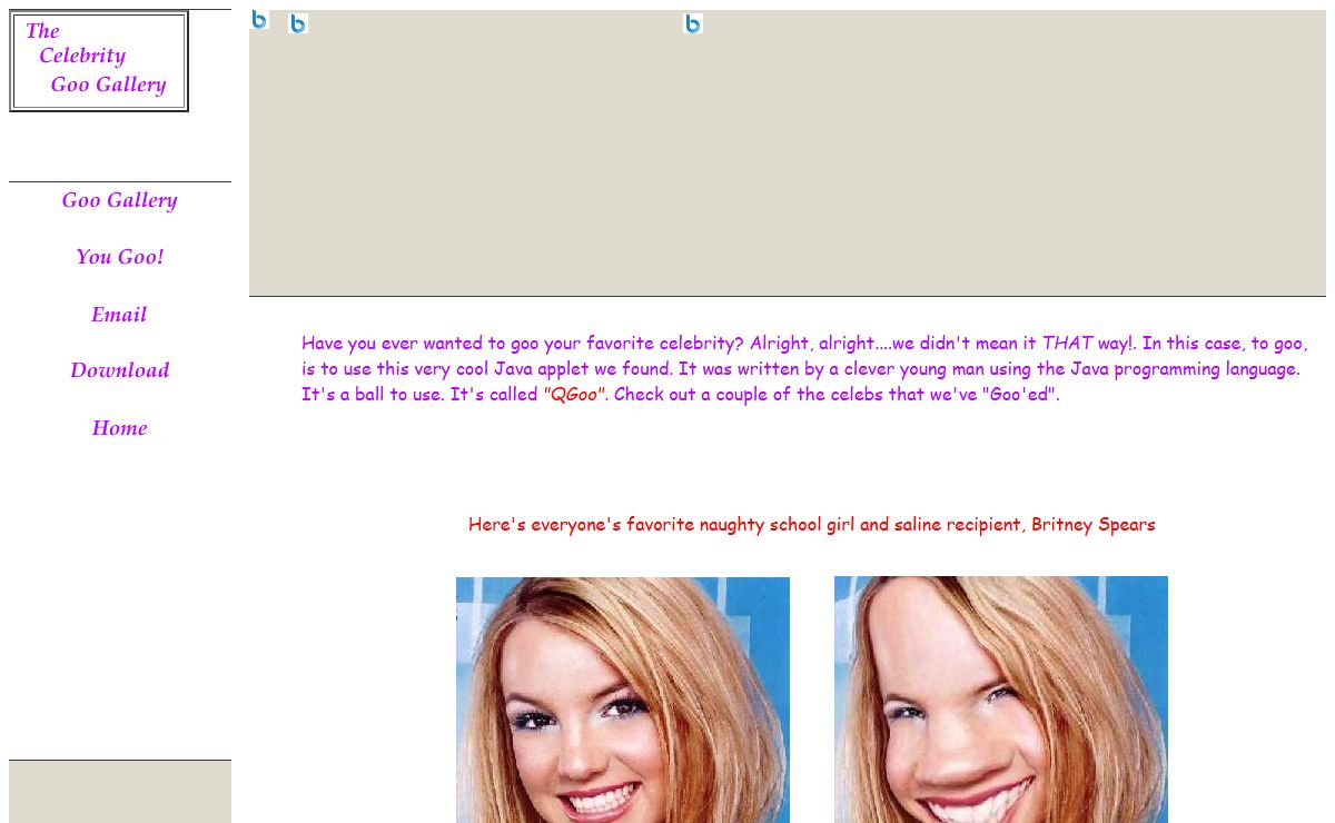 The Celebrity Goo Gallery