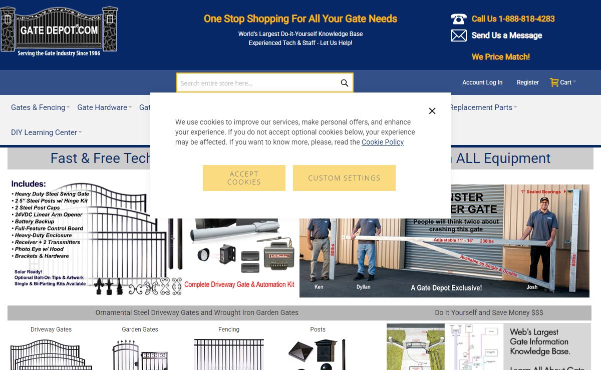 Electric Gate Suppliers - Automatic Driveway Gates | Gate Depot