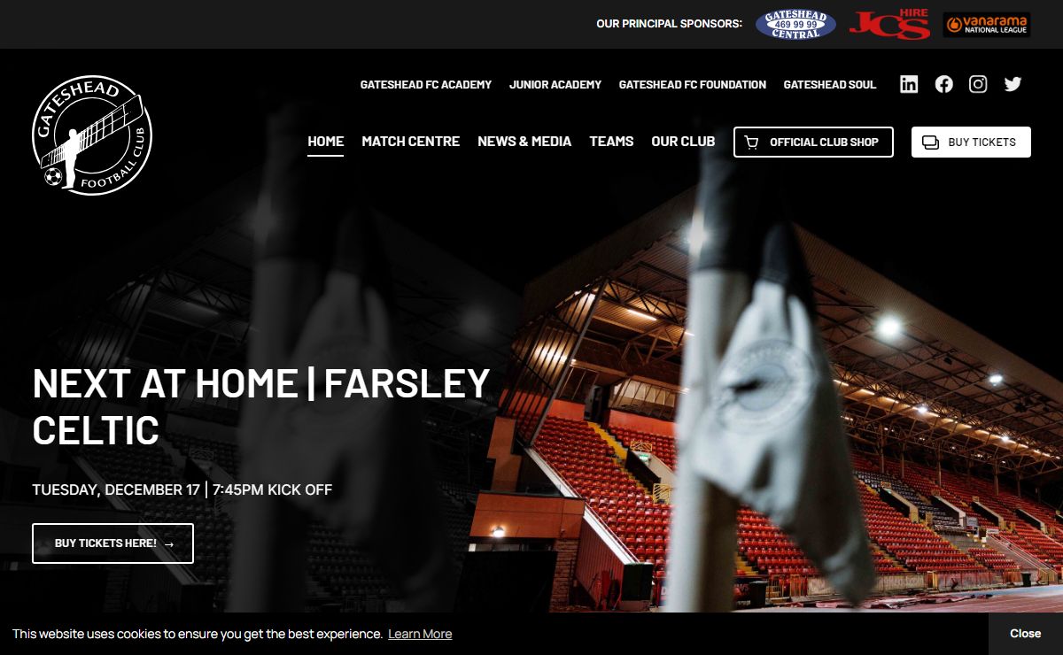 Home - Gateshead FC