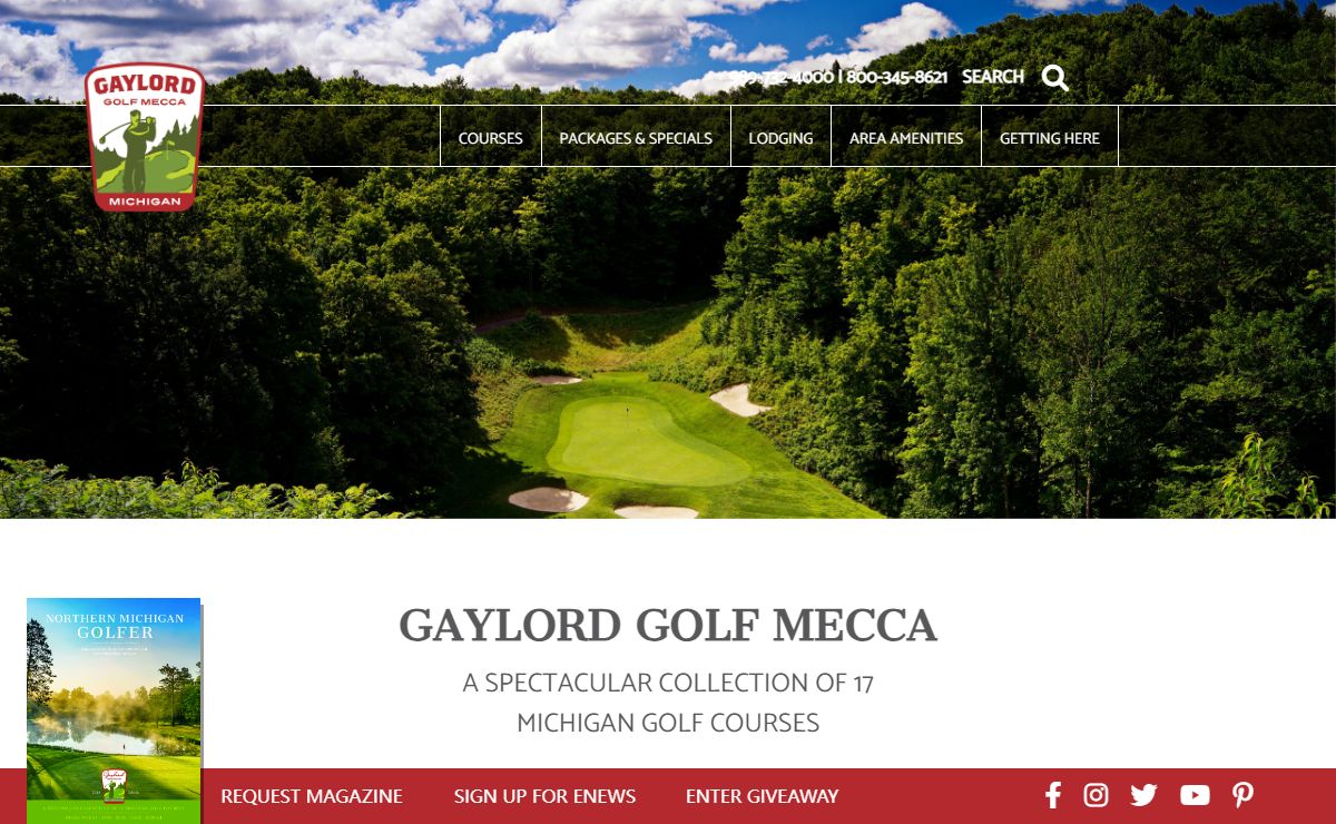Golf Gaylord Michigan | Gaylord Michigan Golf Packages, Gaylord Golf Mecca