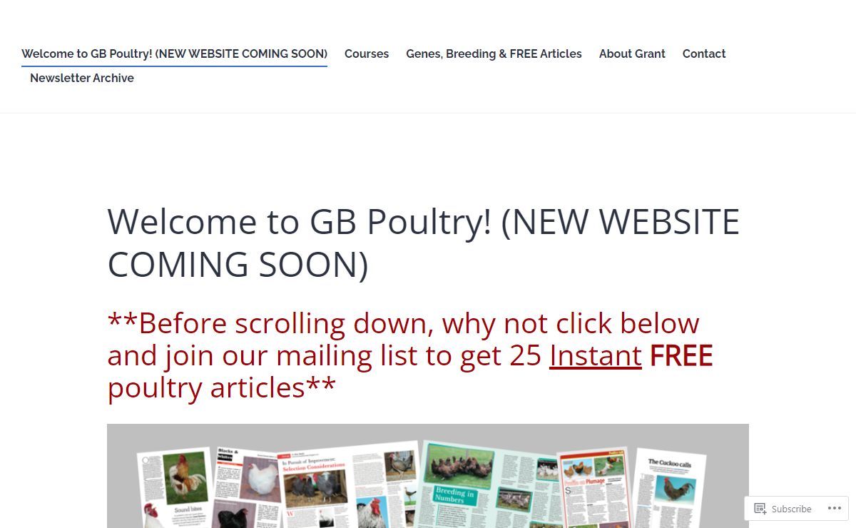 GBPoultry.com – British Poultry Keeping and Breeding for Success