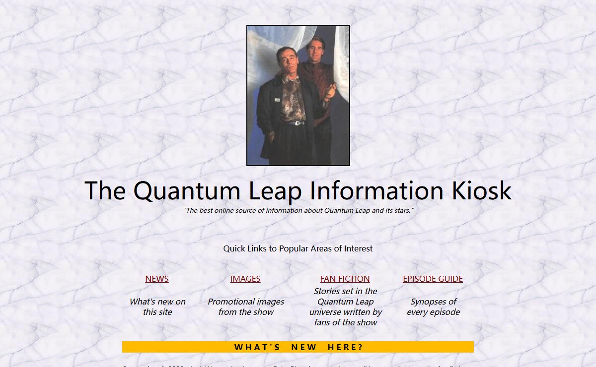 The Quantum Leap Information Kiosk