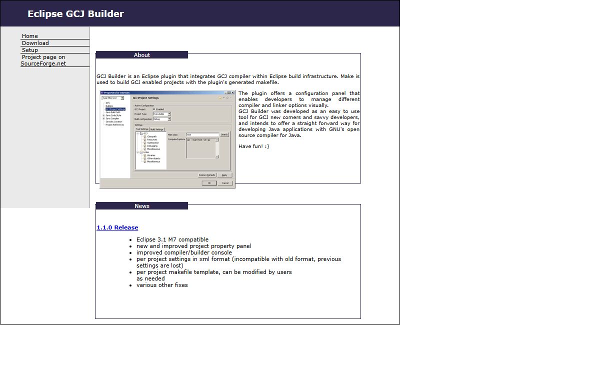 GCJBuilder::Eclipse builder plugin