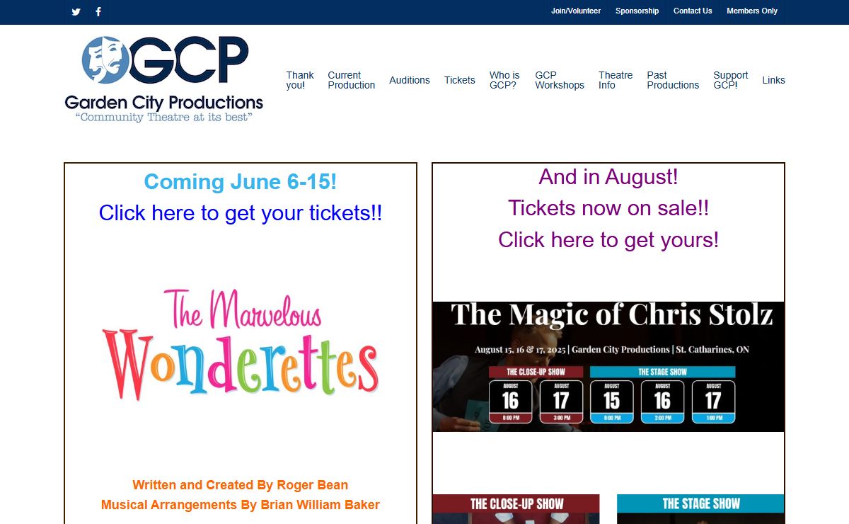 Garden City Productions – Community Theatre at its Best