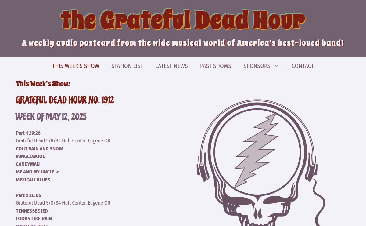 The Official Home of the Grateful Dead Hour