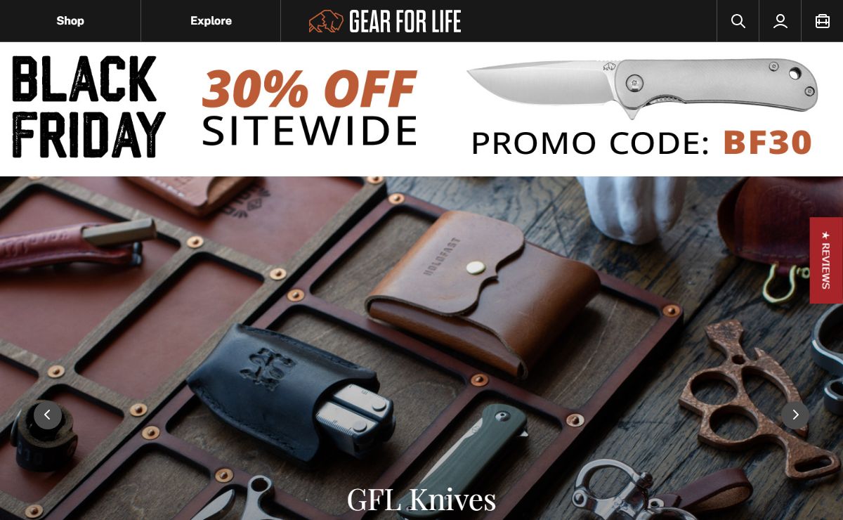Gear For Life Shop | GFL Knives | Everyday Carry Gear