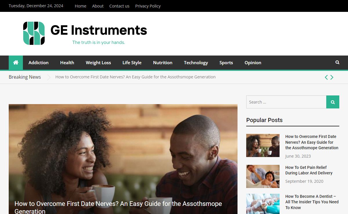 GE Instruments - The truth is in your hands.
