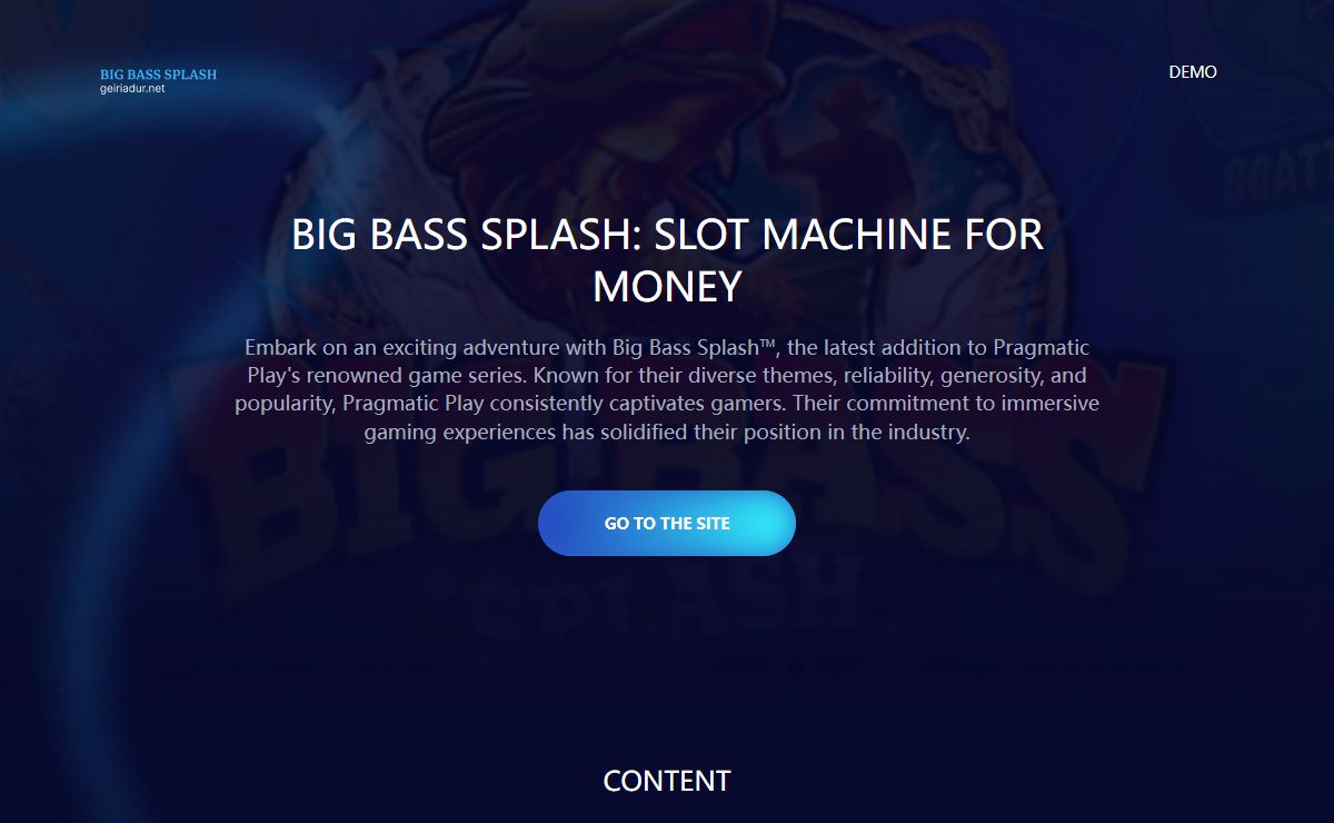 Big Bass Splash ᐉ Play slot by Pragmatic Play online