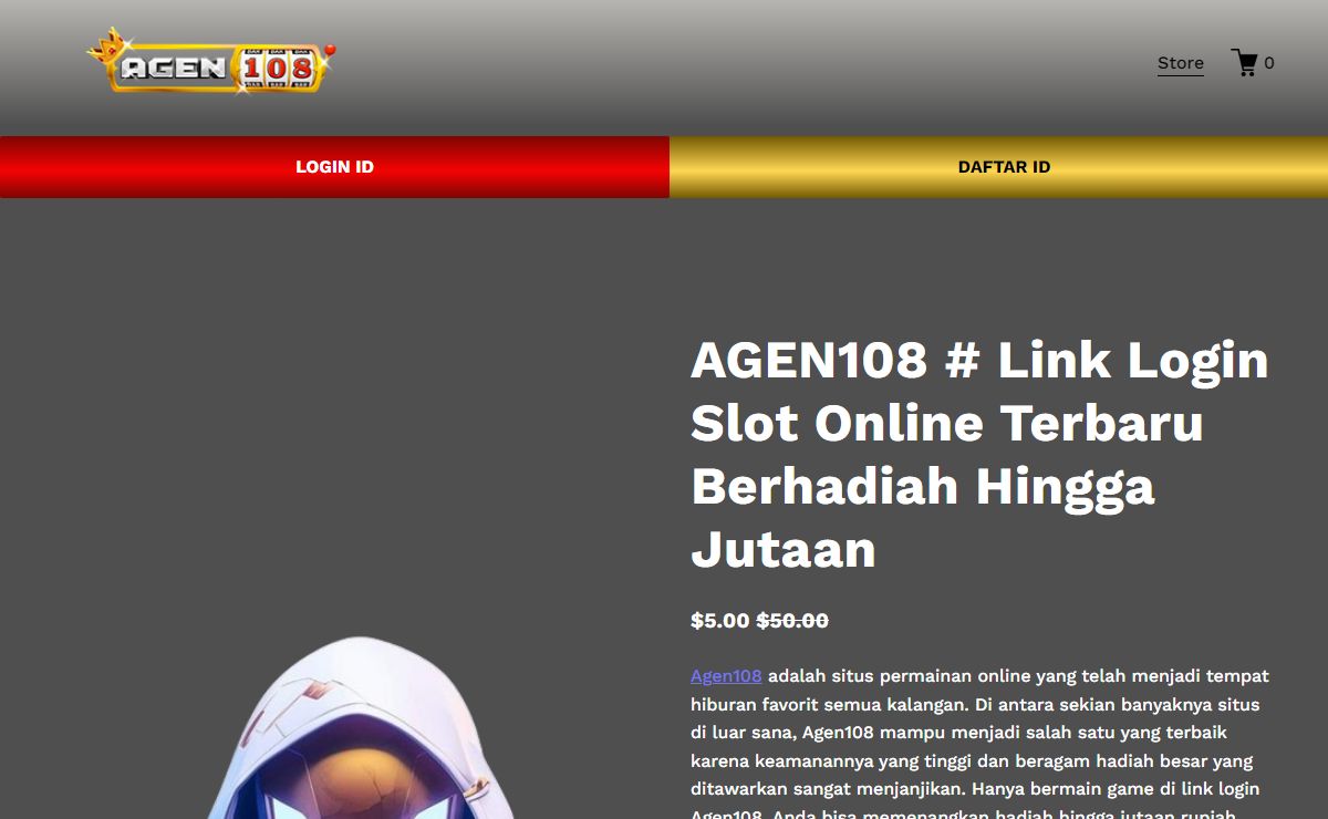 AGEN108 # Link Login Slot Online Terbaru Berhadiah Hingga Jutaan