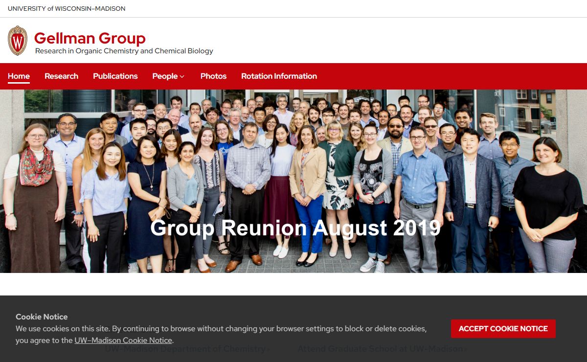 Gellman Group – Research in Organic Chemistry and Chemical Biology – UW–Madison