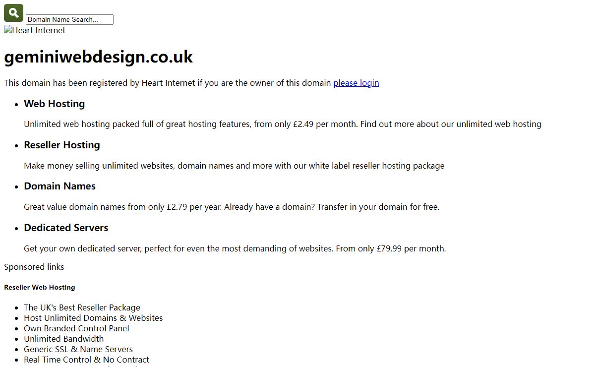 Web Hosting, Reseller Hosting & Domain Names from Heart Internet