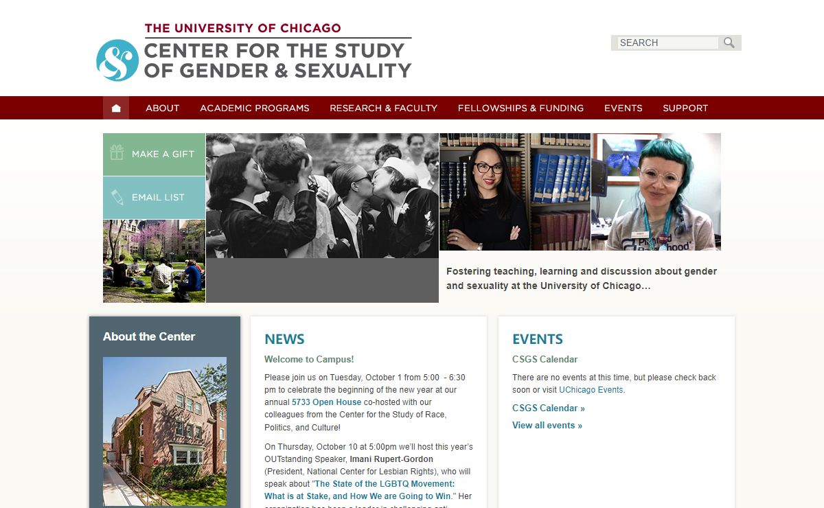 The Center for the Study of Gender and Sexuality