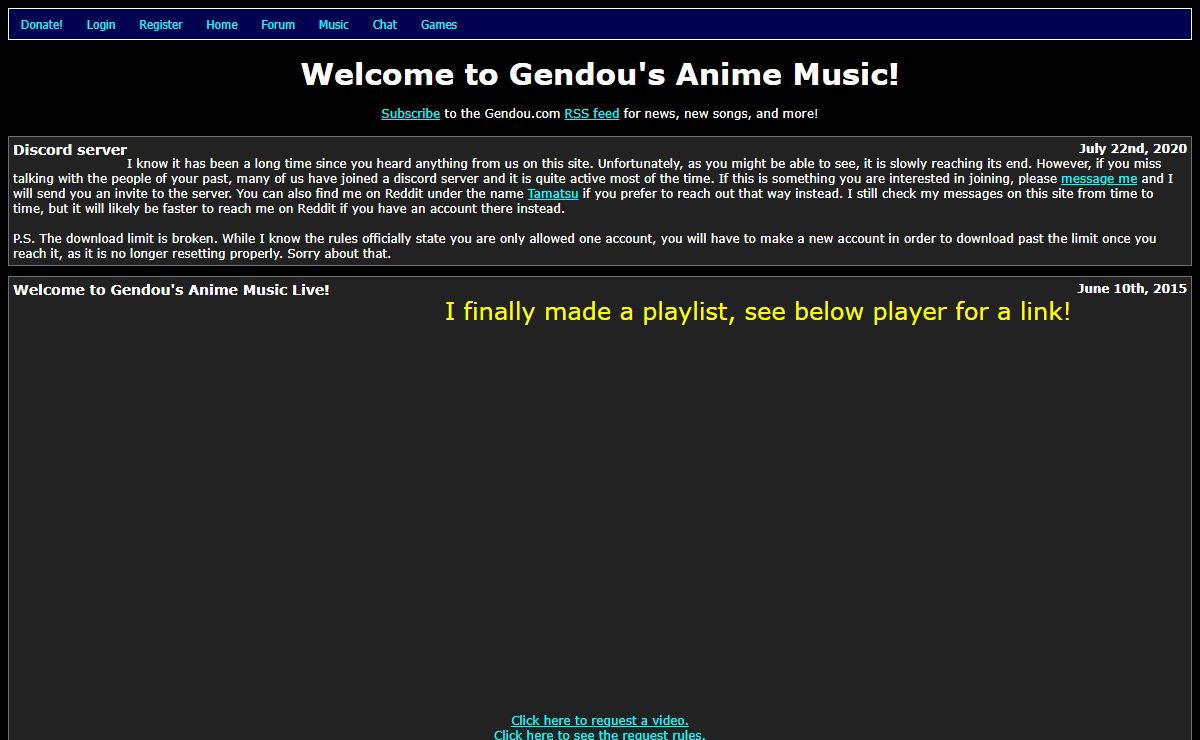 Gendou's Anime Music