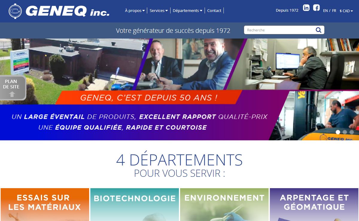 Geneq : Vente d'Instruments Scientifiques et Matériel de Laboratoire