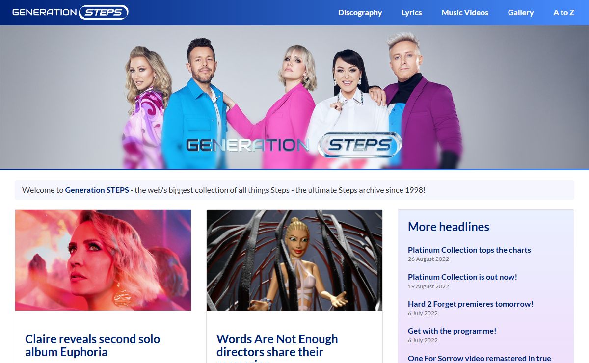 Generation STEPS – What The Future Holds – the ultimate Steps archive