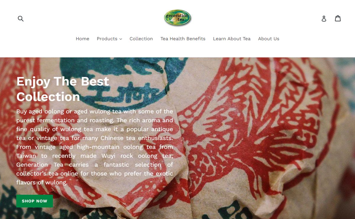 Traditional & Antique Gourmet Chinese Tea | Generation Tea
