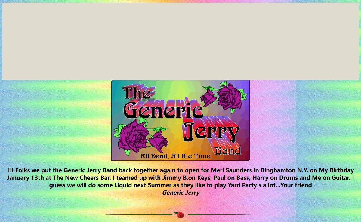 The Grateful Dead:Generic Jerry