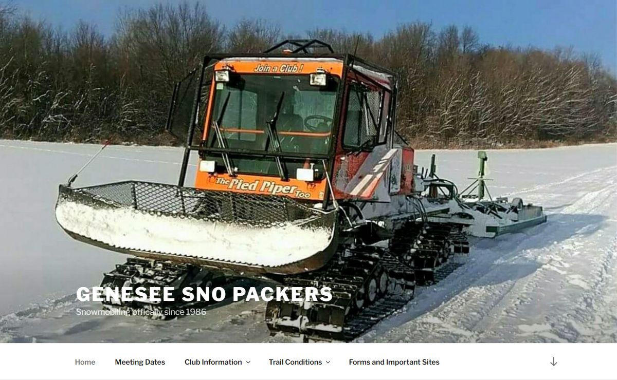 Genesee Sno Packers – Snowmobiling offically since 1986
