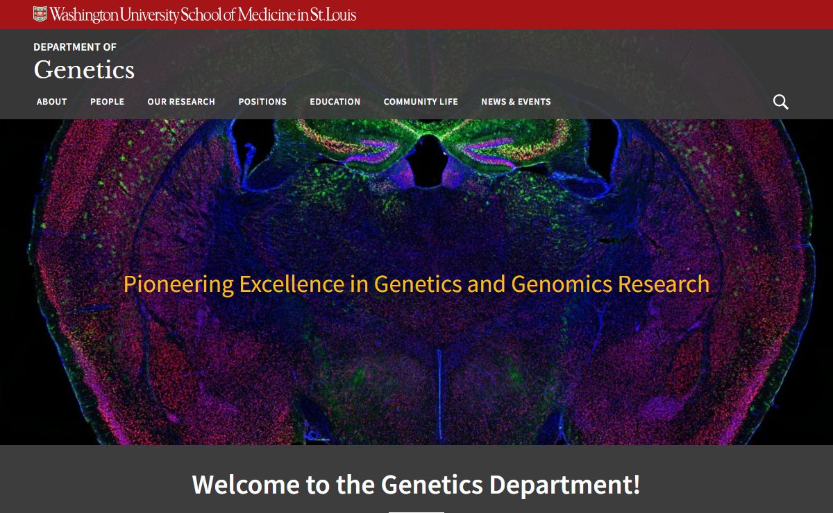 Department of Genetics - Washington University School of Medicine - Genetics