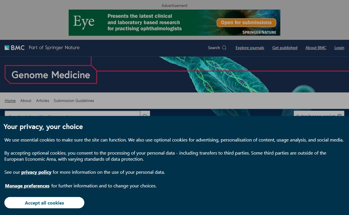 Home page | Genome Medicine