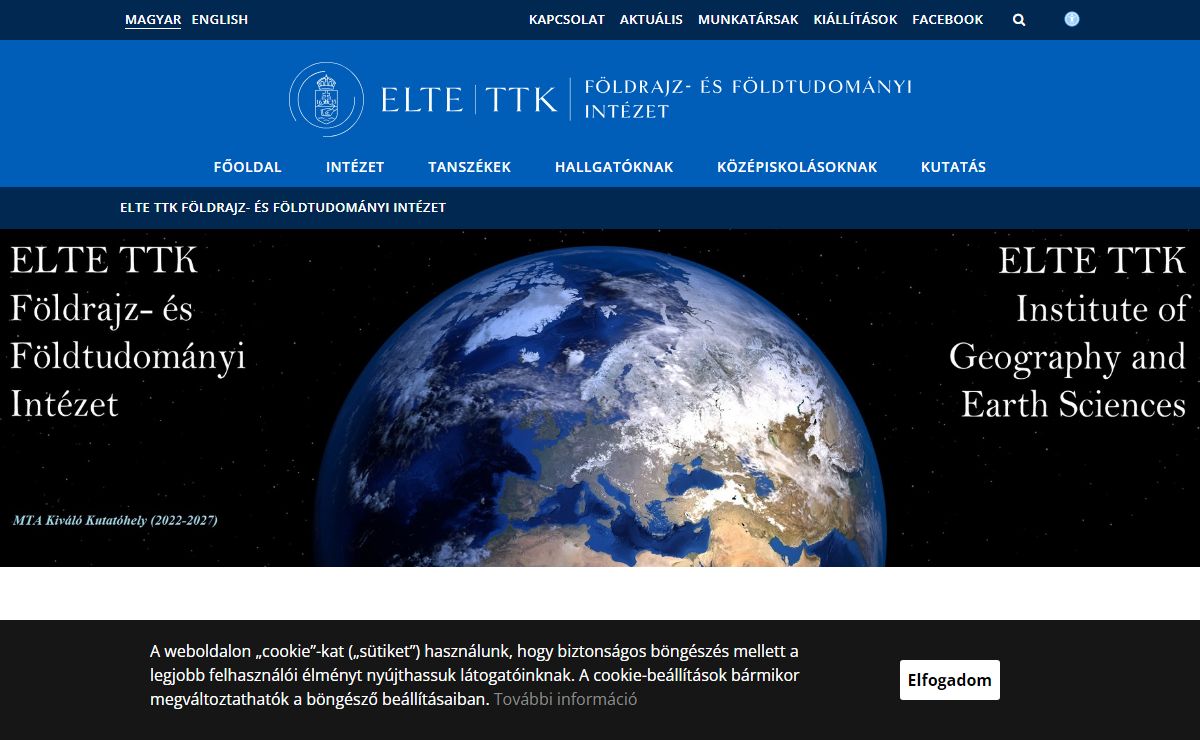 ELTE TTK Földrajz- és Földtudományi Intézet