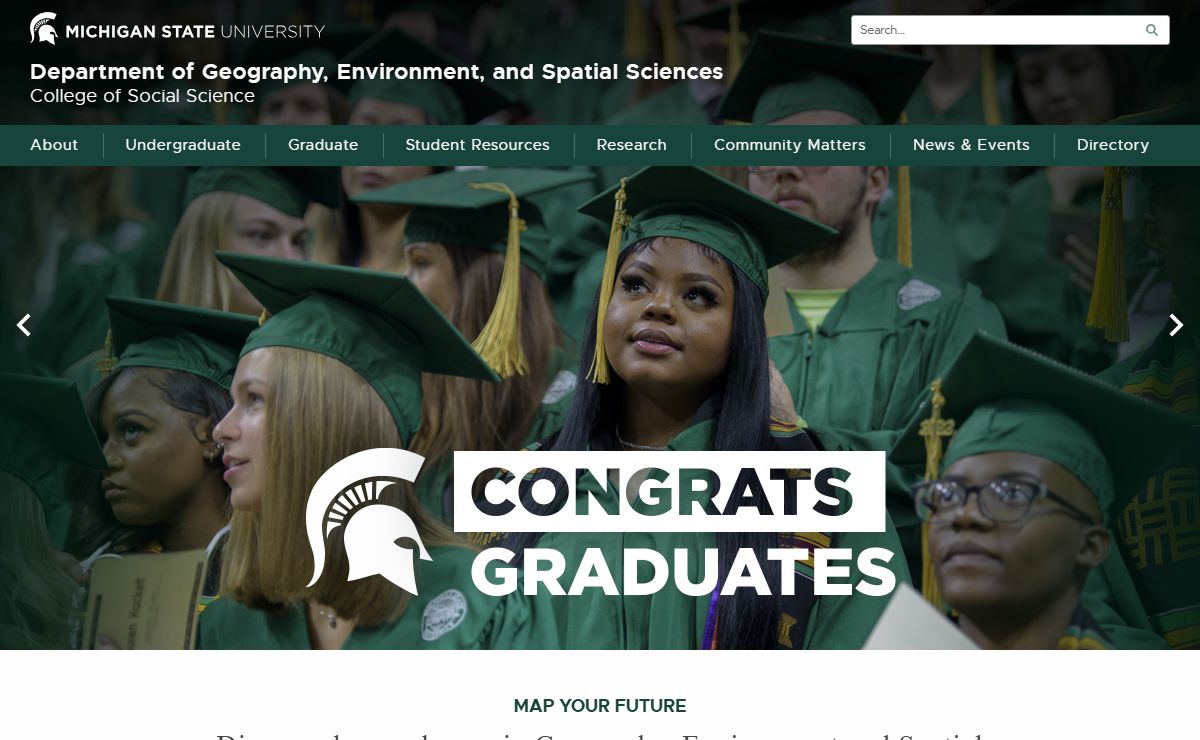 Department of Geography, Environment, and Spatial Sciences | Michigan State University