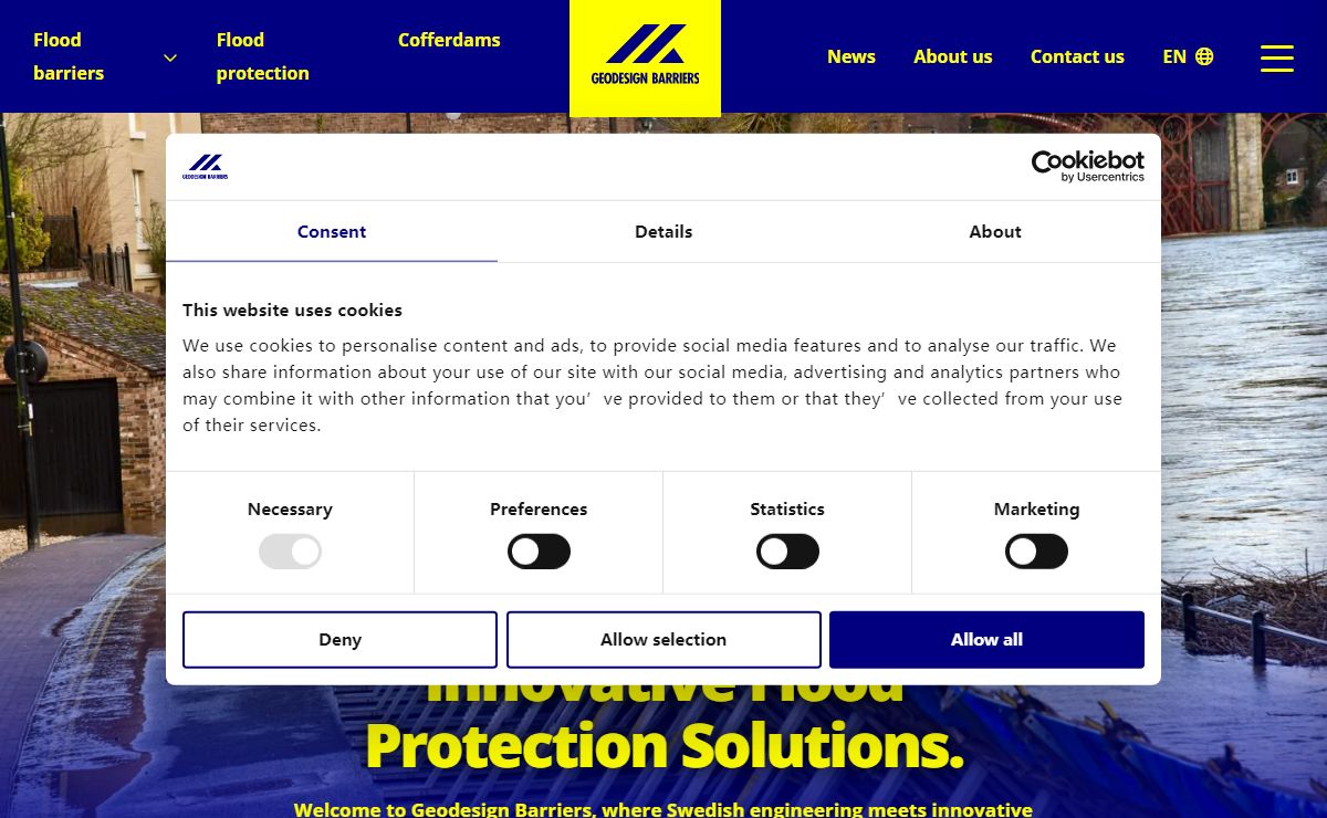 Geodesign Barriers | Flood Barrier Solutions