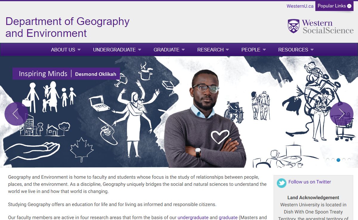 Geography and Environment - Western University