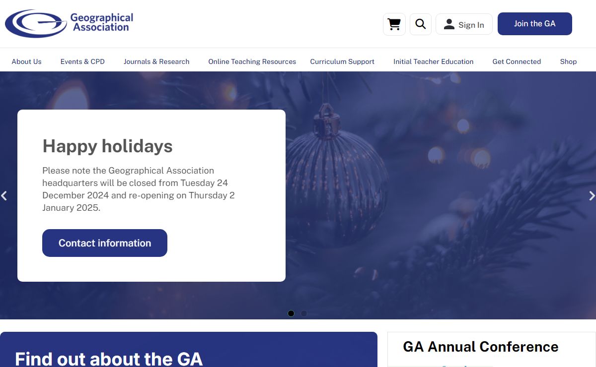 Home - Geographical Association
