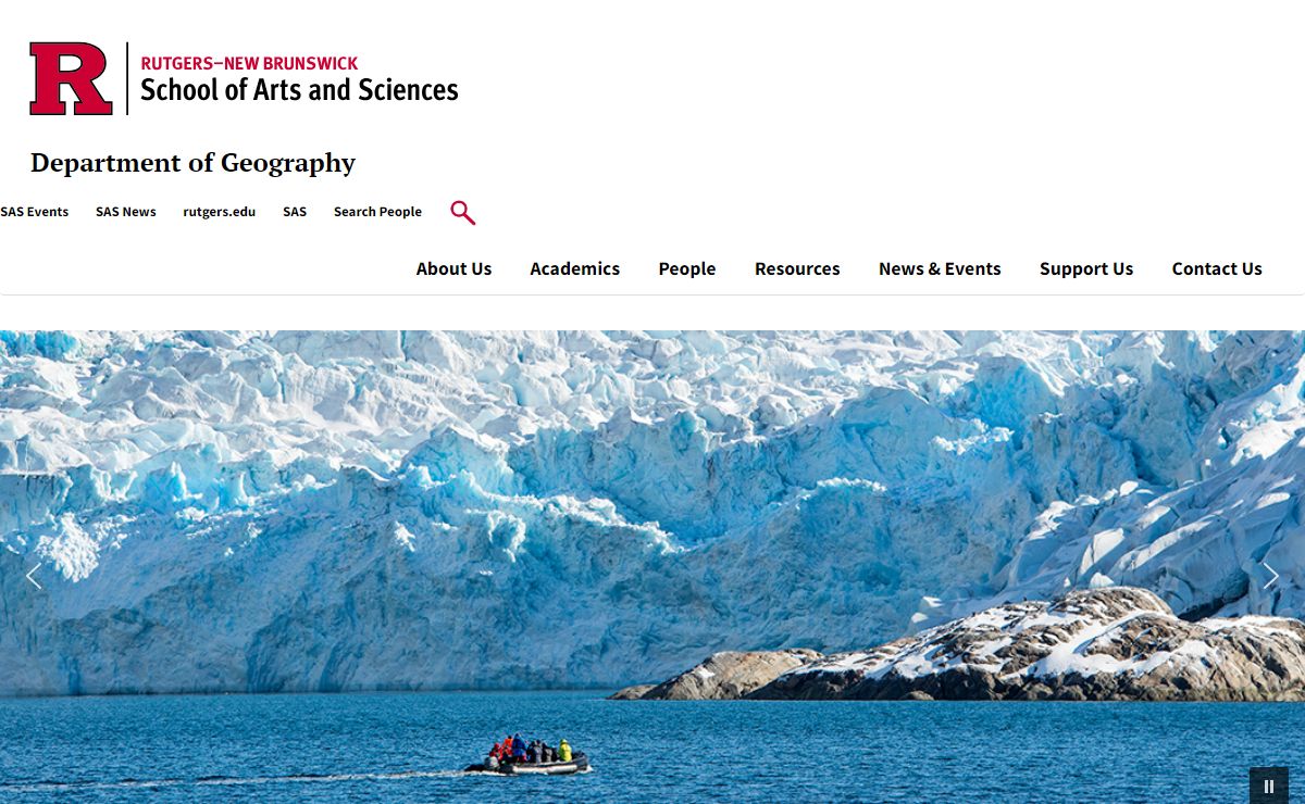 Department of Geography | School of Arts and Sciences - Rutgers, The State University of New Jersey