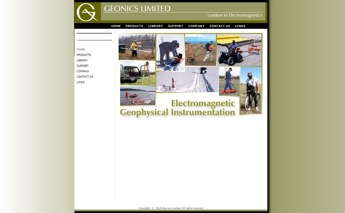 Geonics Limited - Electromagnetic Geophysical Instrumentation