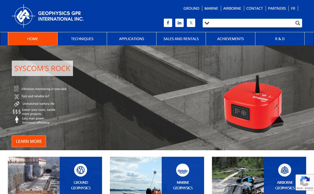 Geophysics GPR International inc. - Applied geophysics