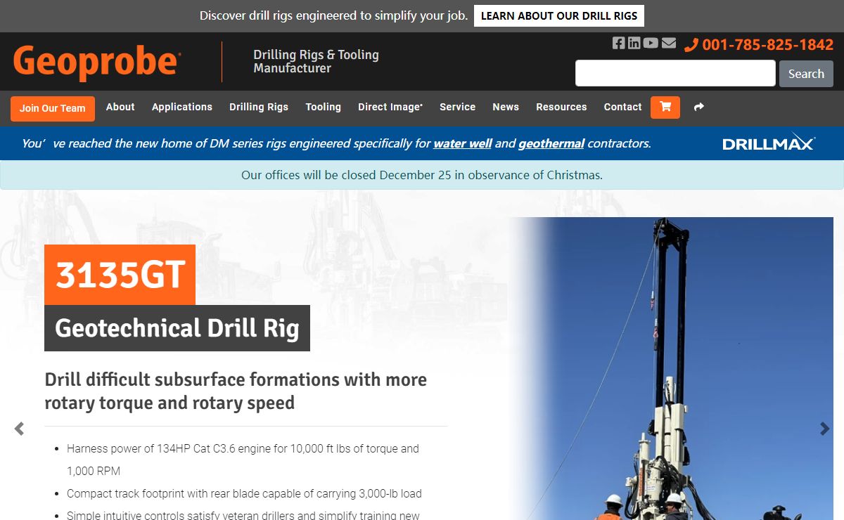 Home | Geoprobe Systems® Tooling and Drilling Rig Manufacturer