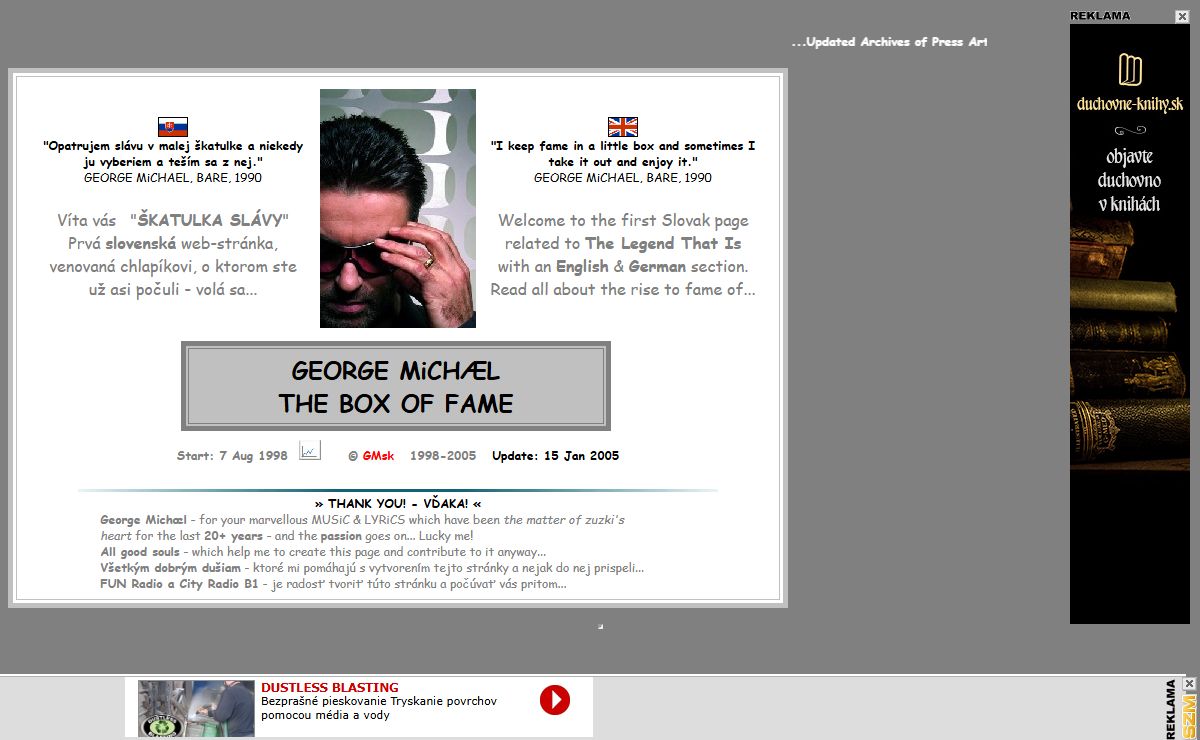 George Michael: The Box of Fame - Škatulka slávy