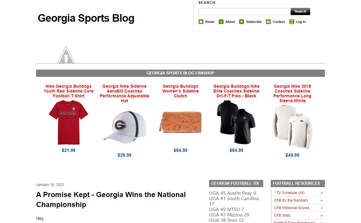 Georgia Sports Blog
