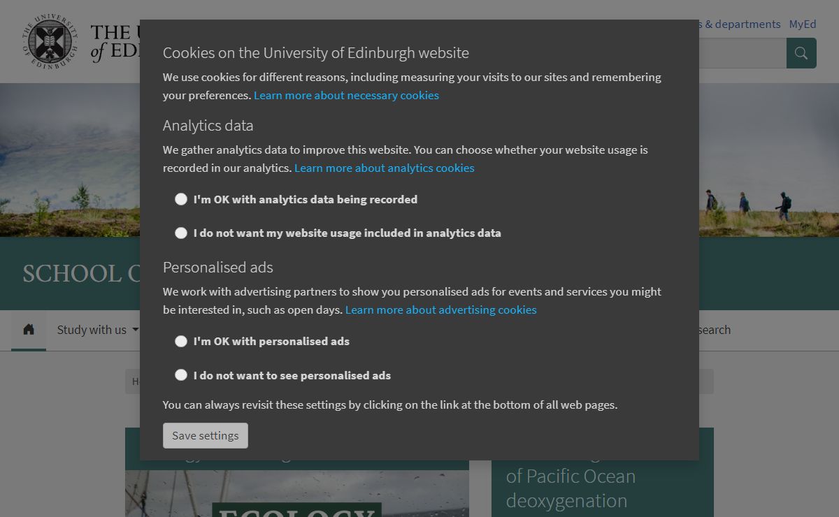 School of GeoSciences | GeoSciences