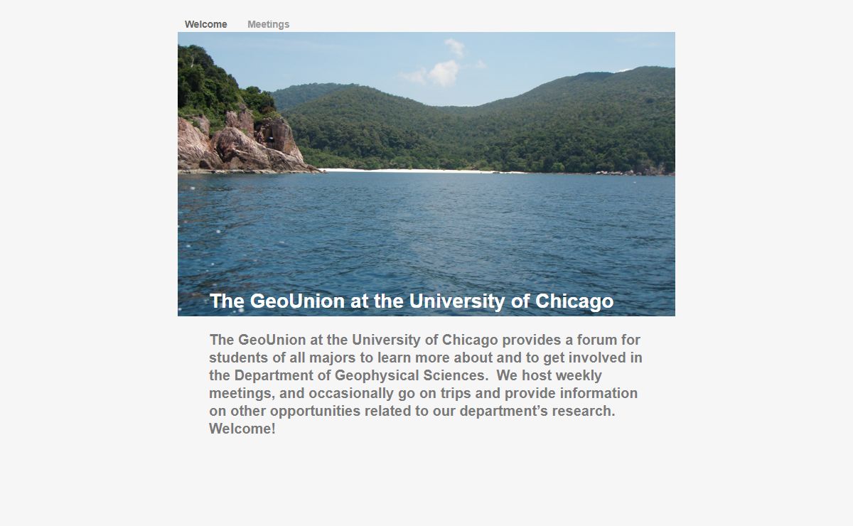The GeoUnion at the University of Chicago