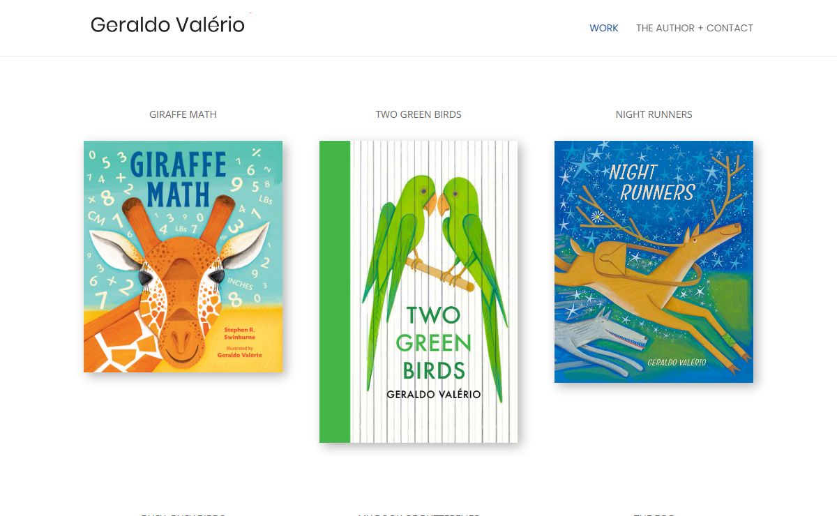 Geraldo Valerio . Children's Book Author & Illustrator - Geraldo Valerio, Illustrator