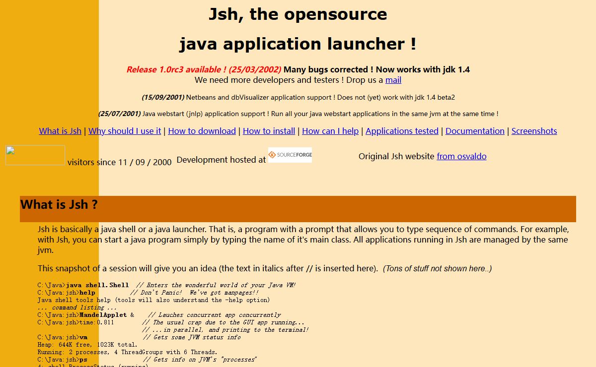 Jsh : OpenSource Java Shell !