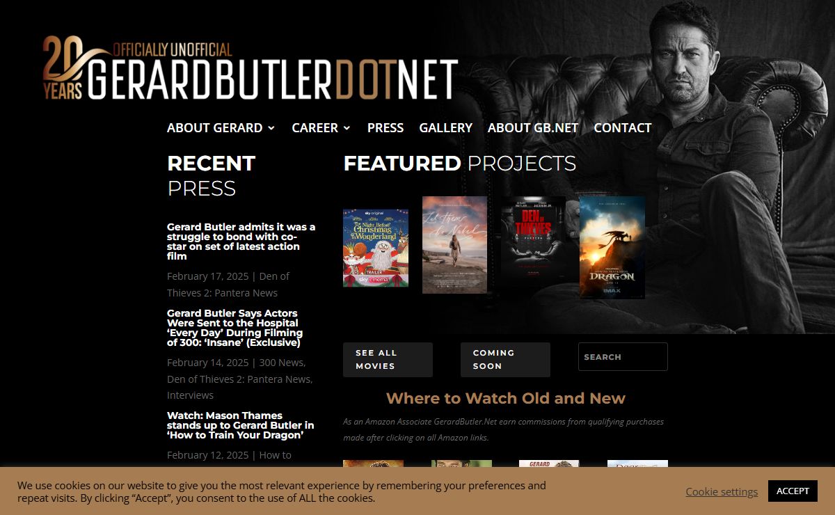 Home - Gerard Butler Dot Net