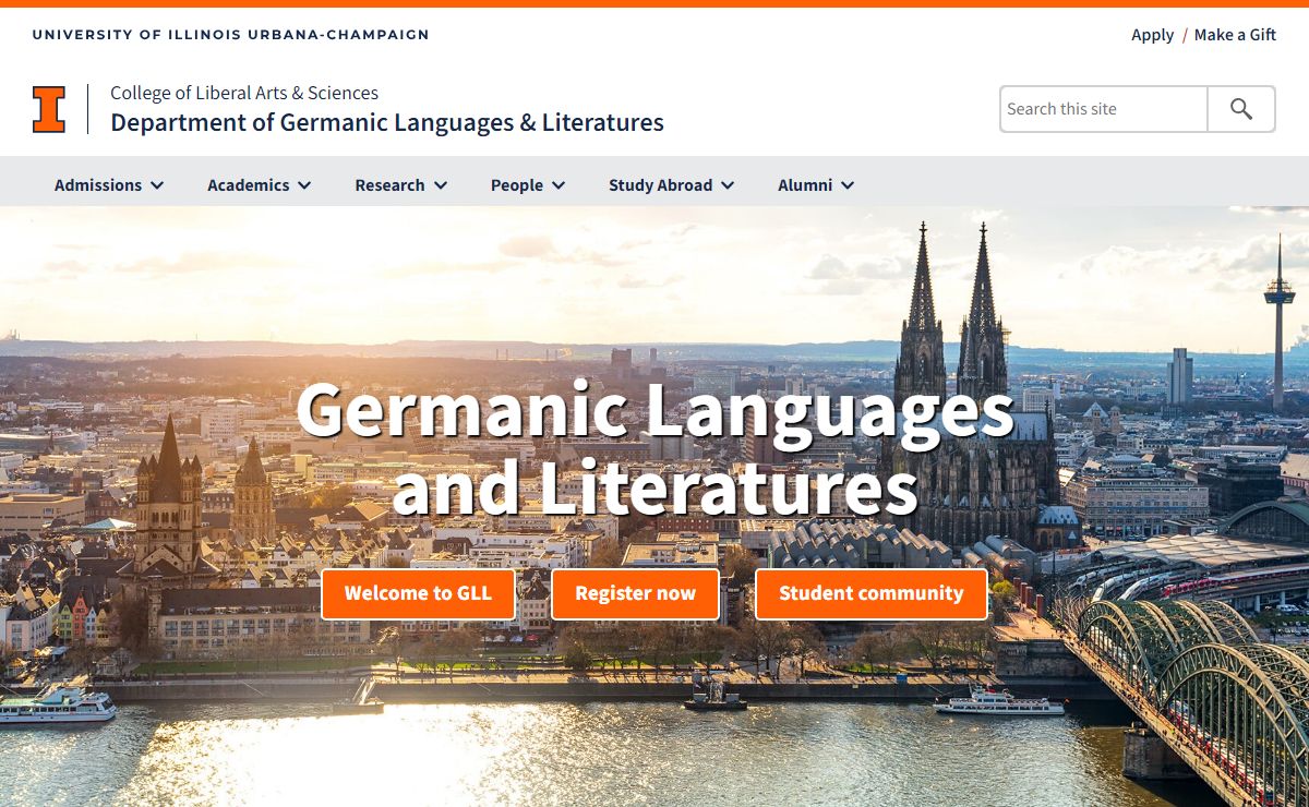 Home | Department of Germanic Languages & Literatures | Illinois
