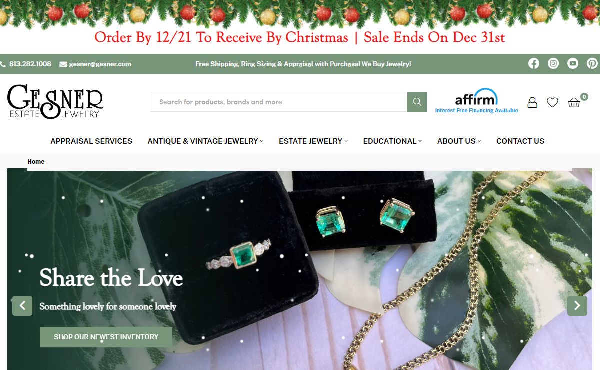 Gesner Estate Jewelry - Antique Engagement Rings & Vintage Engagement