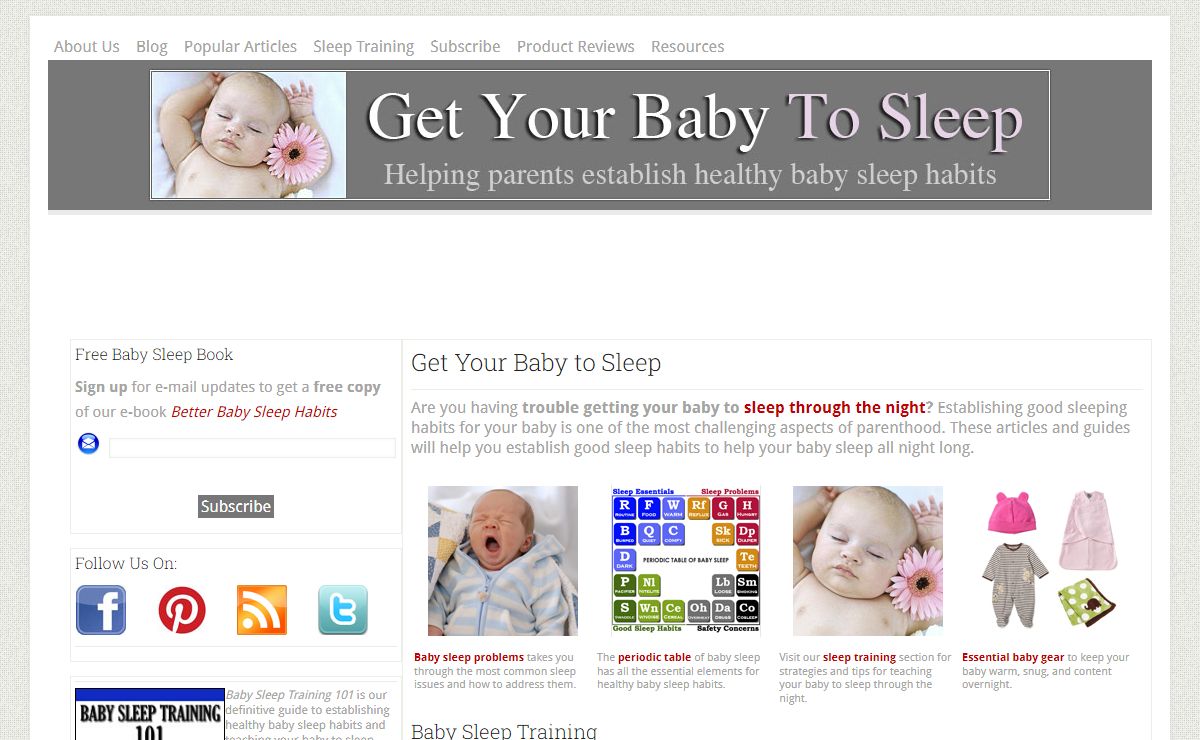 Get Your Baby to Sleep