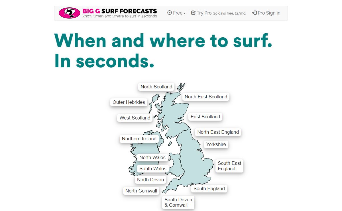 BigG Surf Forecasts