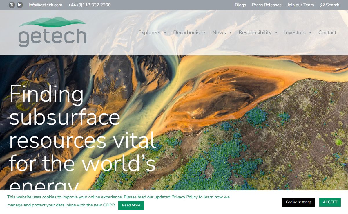 Home | Getech | Unlocking the Earth’s Energy Potential