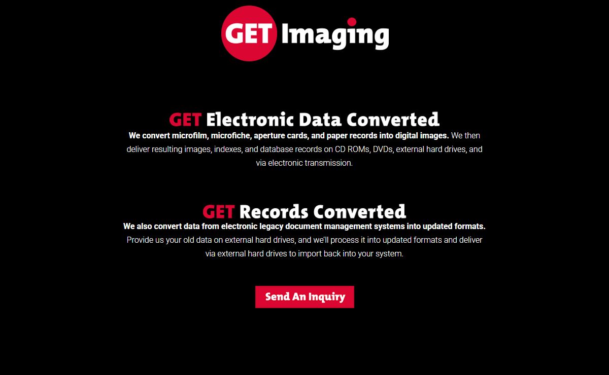 GET Imaging – Document Conversion made Fast, Affordable & Hassle-free