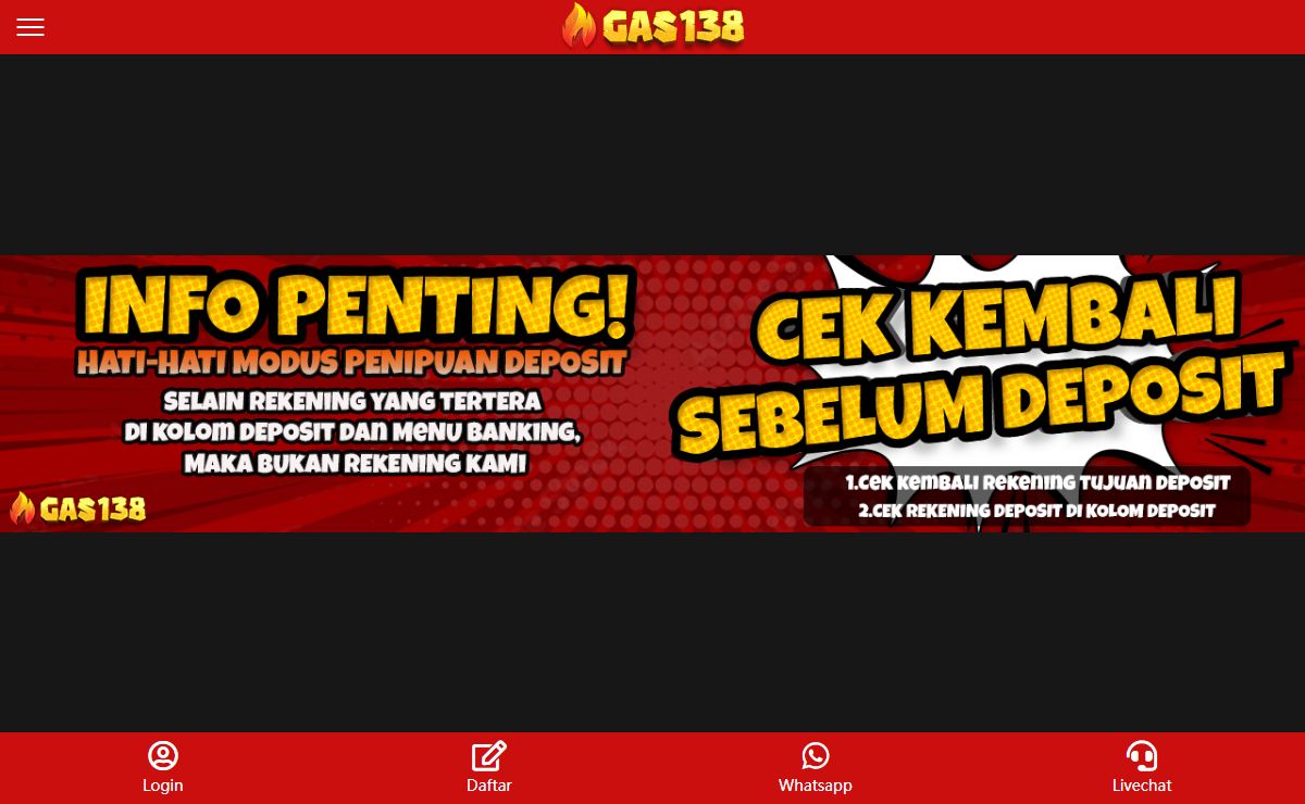 Gas138 : Alternatif Situs Penambah Stamina Resmi Terbaik Saat Ini