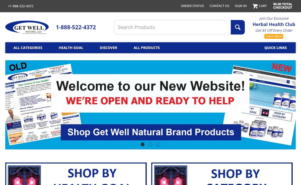 Herbal Dietary Supplements * Get Well Natural * Since 2005