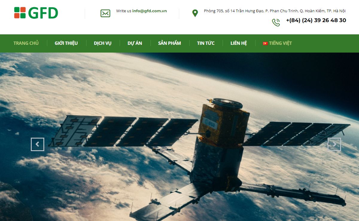 Trang chủ - Home - GFD: Remote sensing & GIS solution provider in Vietnam
