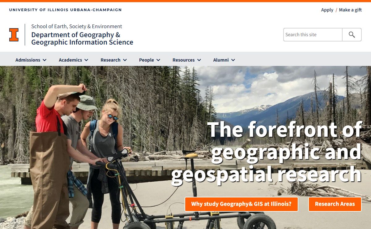 Home | Department of Geography & Geographic Information Science | Illinois